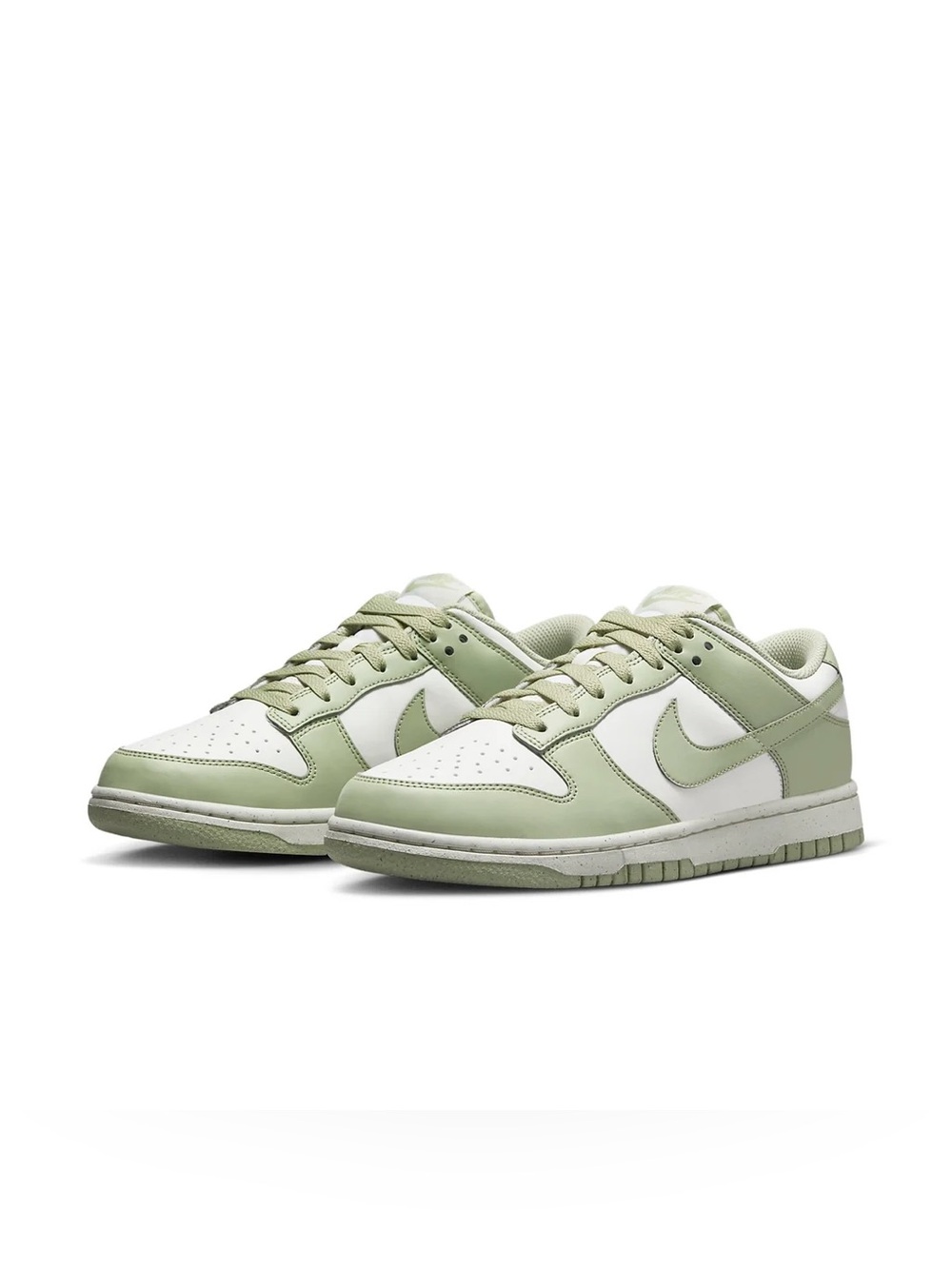 Nike Dunks Women’s Low-Top Sneakers in Cream and White